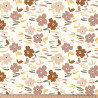 Printed Popelin FOLIE Ecru / Natural Multicolored